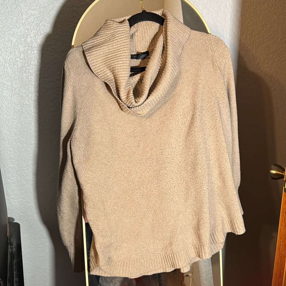 Tahari faux turtle neck